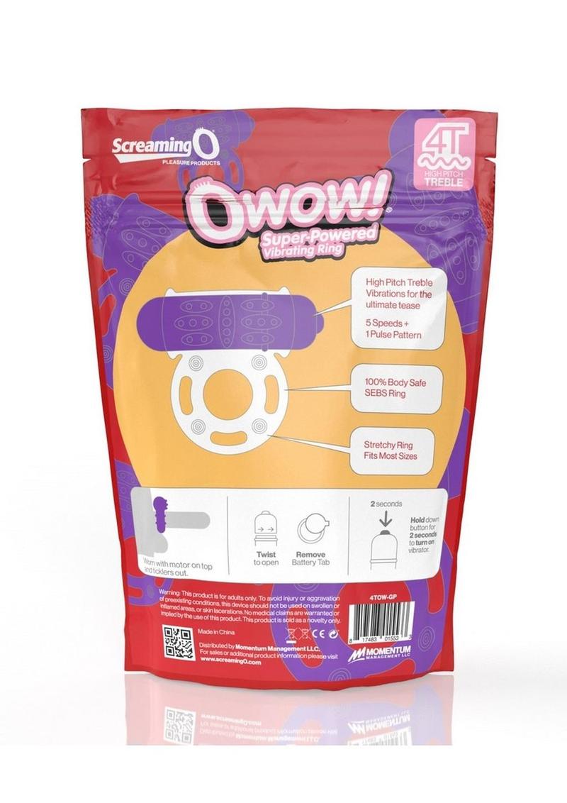 Screaming O 4t O Wow Vibrating Ring