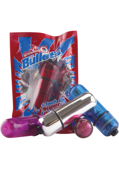 Screaming O Bullets Waterproof Assorted Colors 20 Each Counter - Assorted Colors - Display