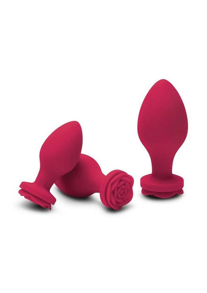 Secret Kisses Rosegasm Butt Bouquet Training Set Silicone Butt Plugs