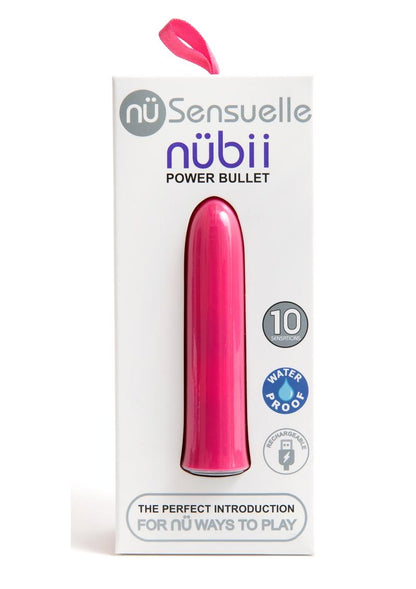 Sensuelle Nubii 15 Function Rechargeable Bullet Vibrator - Blush - Pink