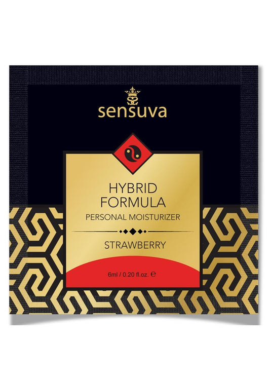 Sensuva Hybrid Strawberry Flavored Lubricant - .2oz