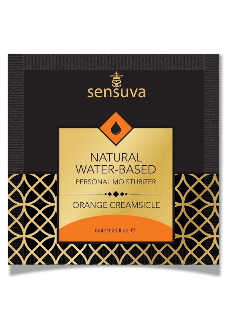 Sensuva Natural Water Based Orange Creamsicle Flavored Lubricant - .20oz