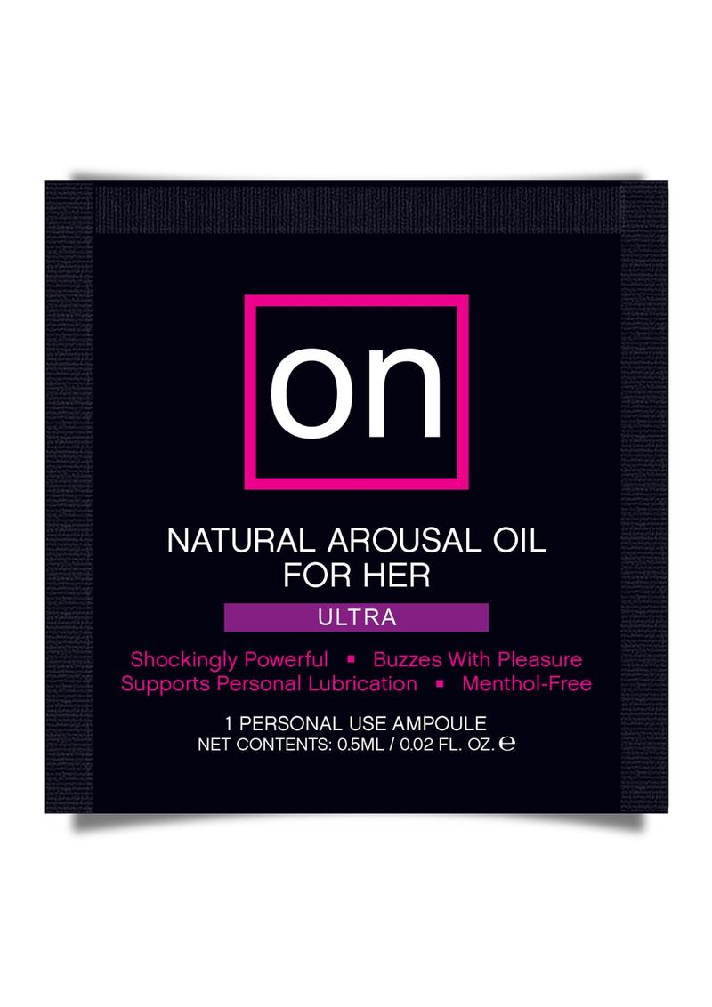 Sensuva On For Her Arousal Ultra Oil Single Use Ampoule