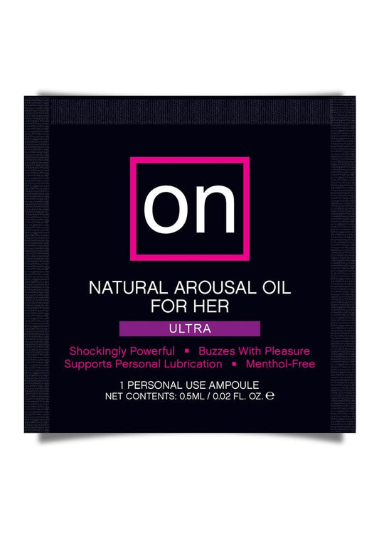 Sensuva On For Her Arousal Ultra Oil Single Use Ampoule