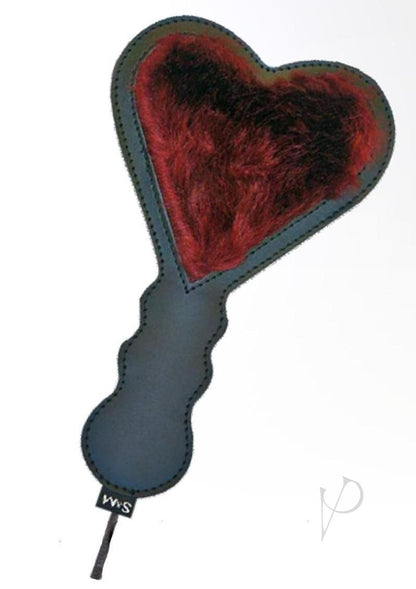 Sex and Mischief Enchanted Heart Paddle - Black/Multicolor/Red