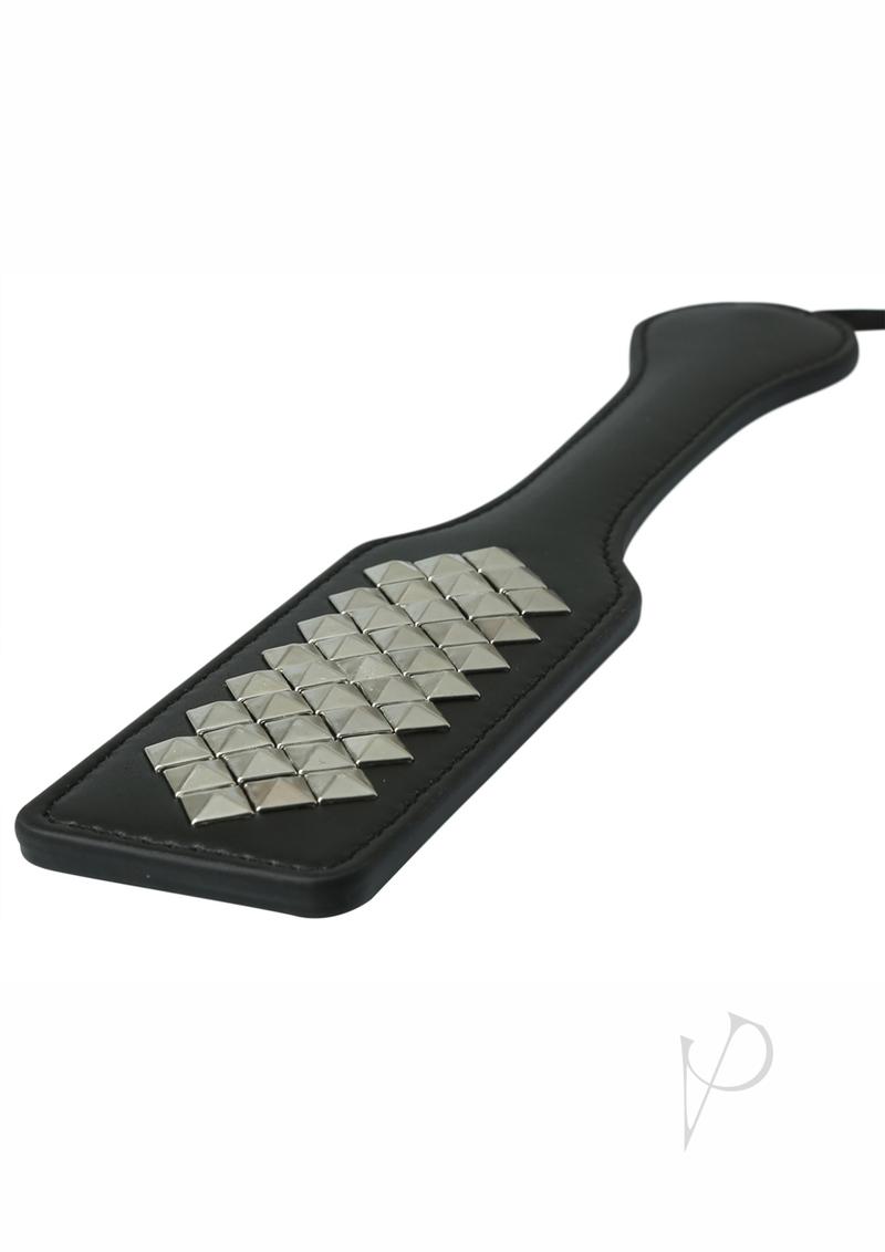 Sex and Mischief Studded Paddle - Black - 12.5in