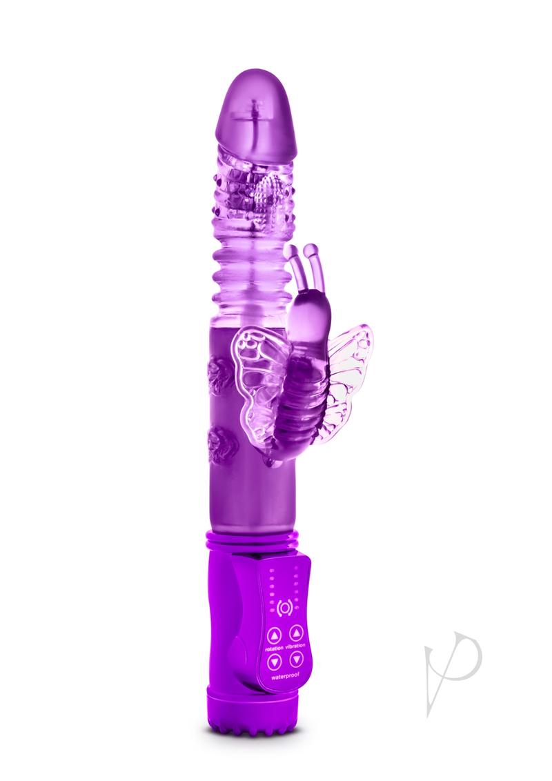 Sexy Things Butterfly Thruster Mini Rabbit Vibrator - Purple