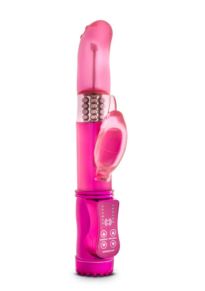 Sexy Things Dancing Dolphin Rabbit Vibrator - Fuchsia/Pink