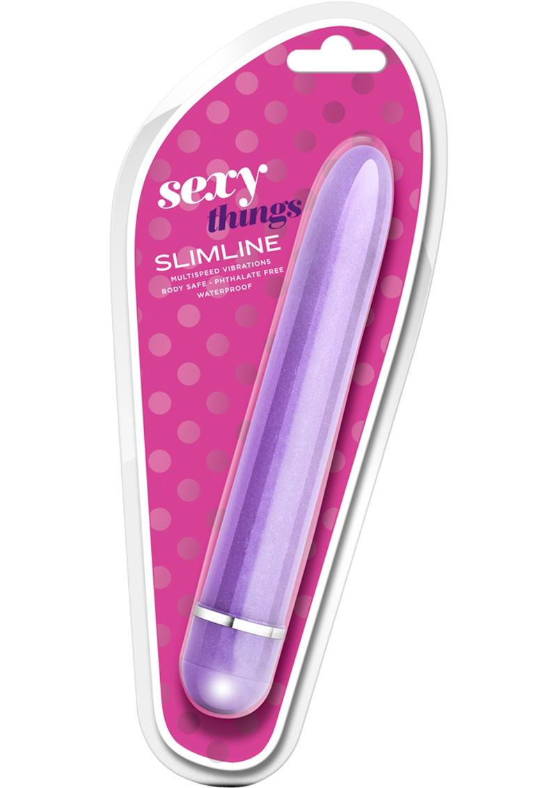 Sexy Things Slimline Vibrator - Purple