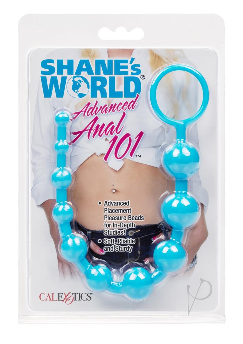 Shane's World Advanced Anal 101 Anal Beads - Blue