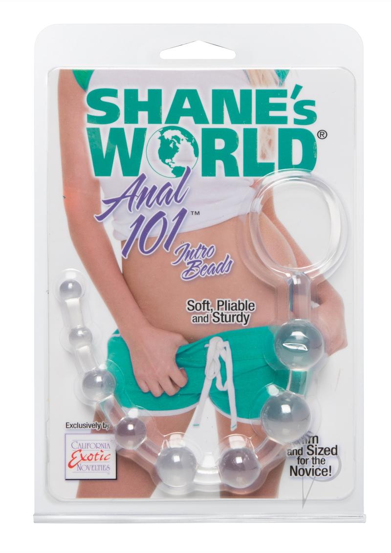 Shane's World Anal 101 Intro Anal Beads - Clear