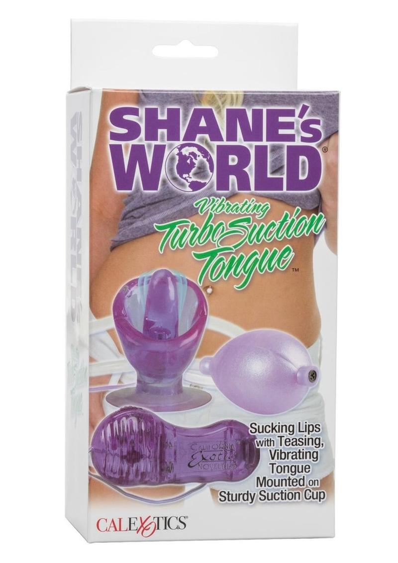 Shane's World Vibrating Turbo Suction Tongue - Purple