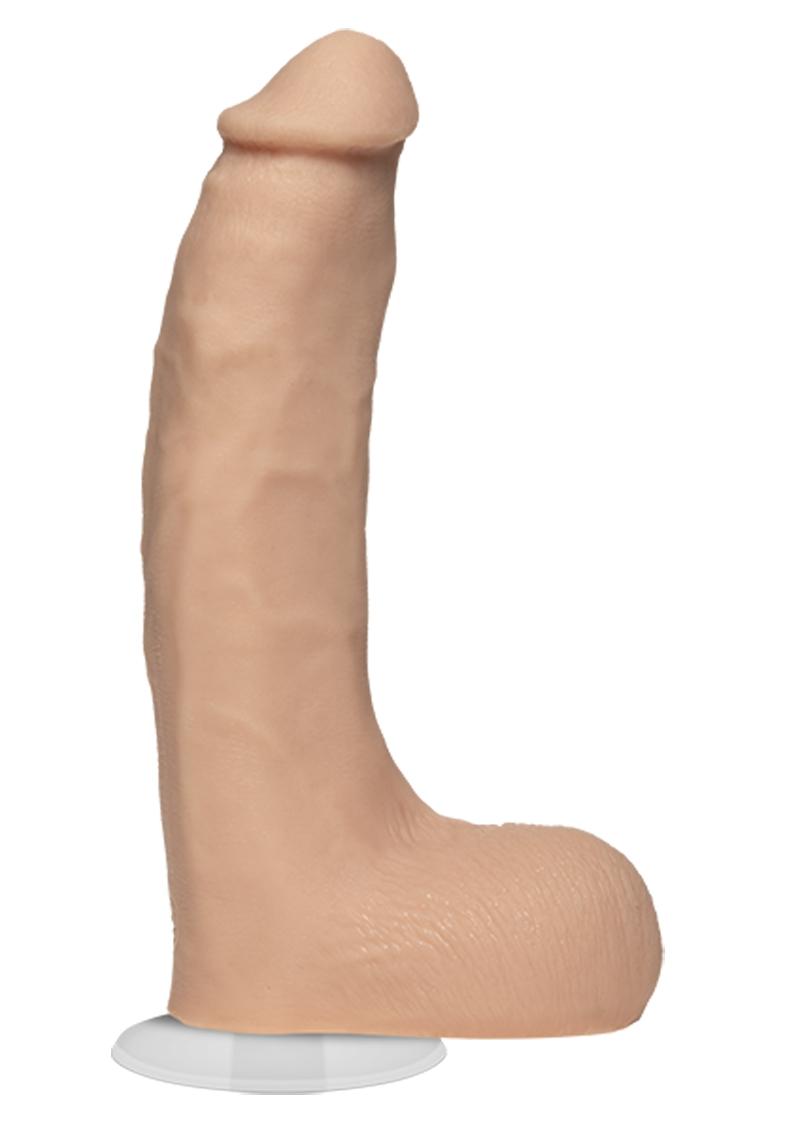 Signature Cocks Chad White Dildo - Vanilla - 8.5in