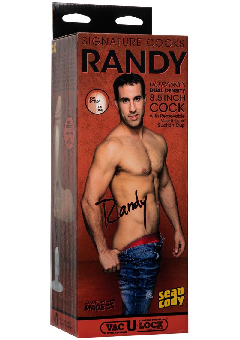 Signature Cocks Randy Dildo - Vanilla - 7in