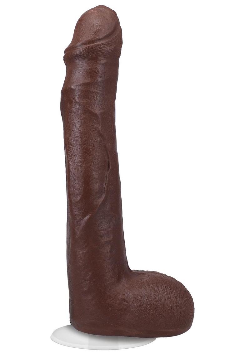 Signature Cocks Ultraskyn Anton Harden Dildo - Chocolate - 11in