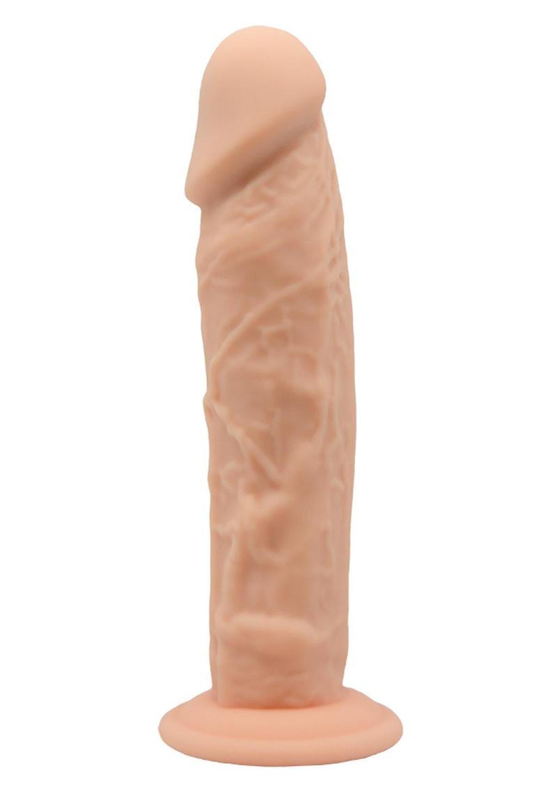 SilexD Model 2 Zm02 Silicone Realistic Dual Dense Dildo - Vanilla - 8in