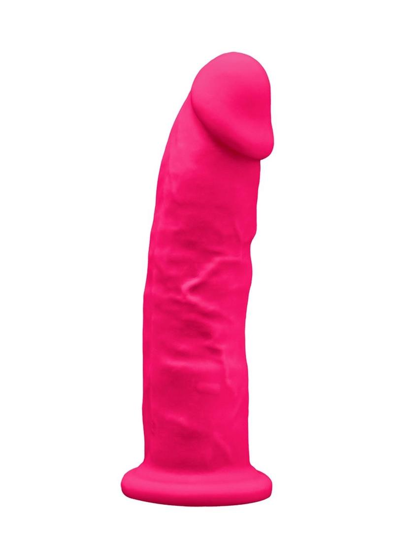 SilexD Model 4 Xm03 Silicone Realistic Dual Dense Dildo - Pink - 7in