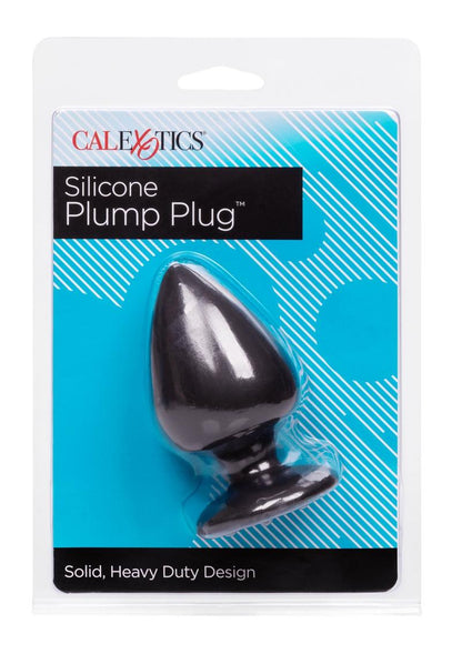 Silicone Plump Plug Butt Plug - Black