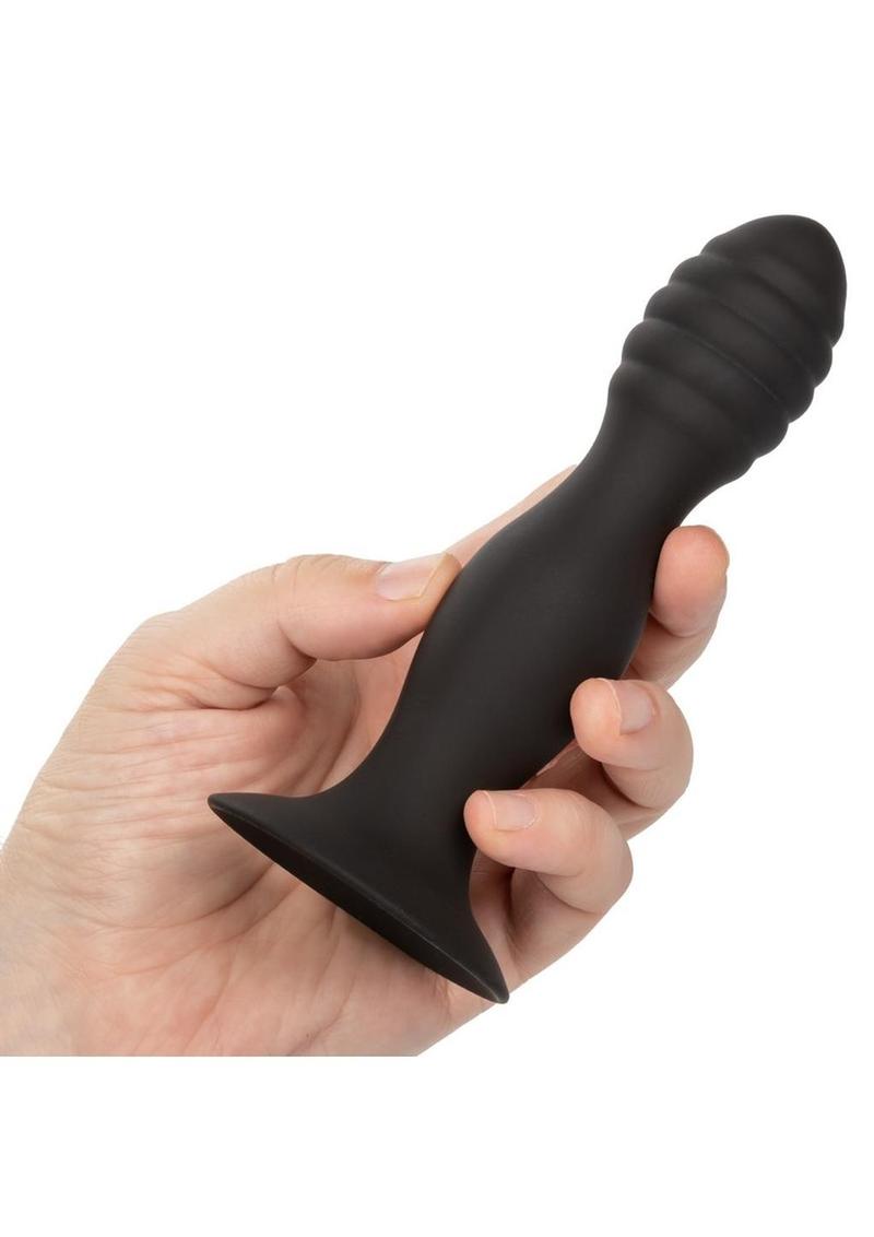 Silicone Ribbed Anal Stud