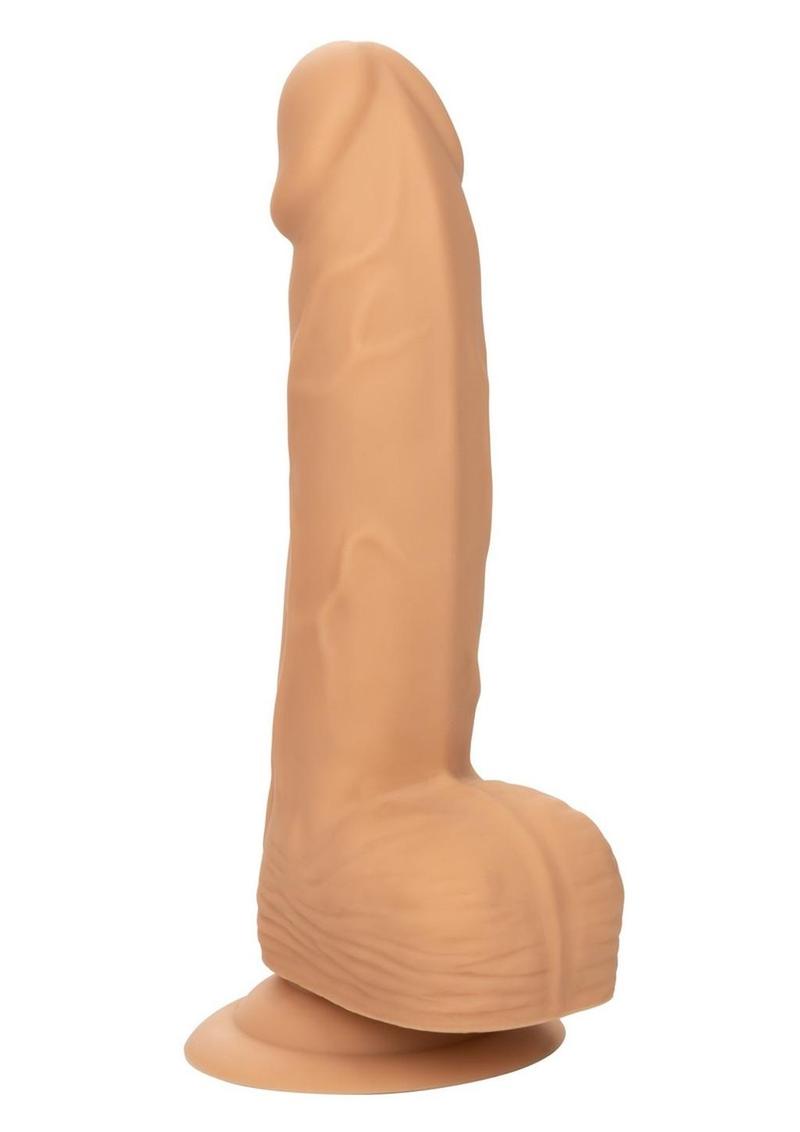 Silicone Studs Realistic Dildo - Vanilla - 6in