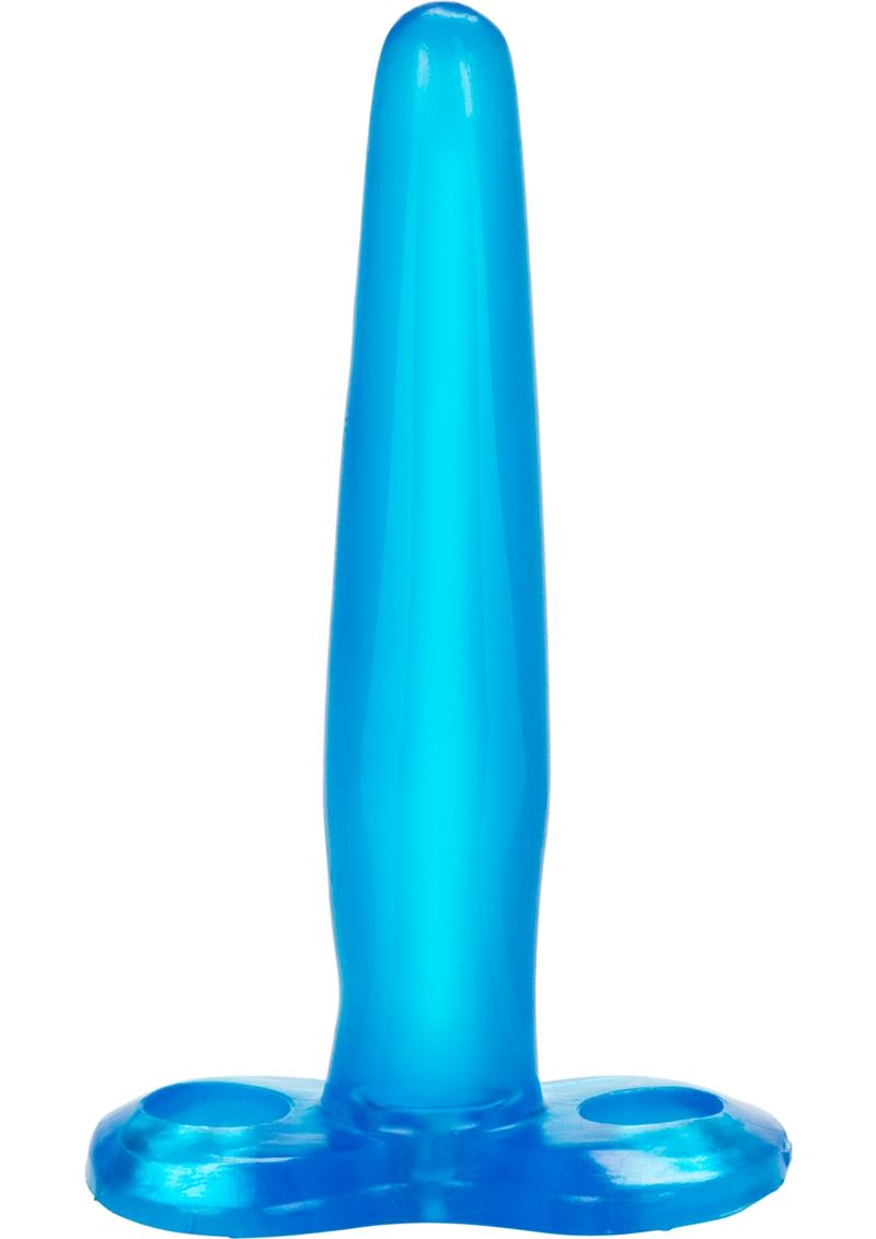 Silicone Tee Probe Butt Plug - Blue