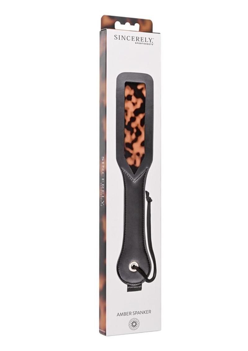 Sincerely Amber Spanker - Animal Print/Gold