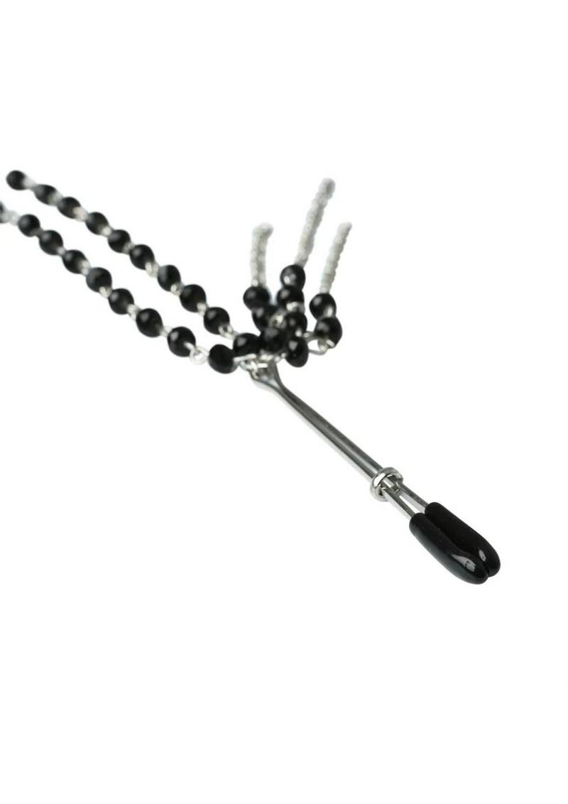 Sincerely Black Jeweled Nipple Clips