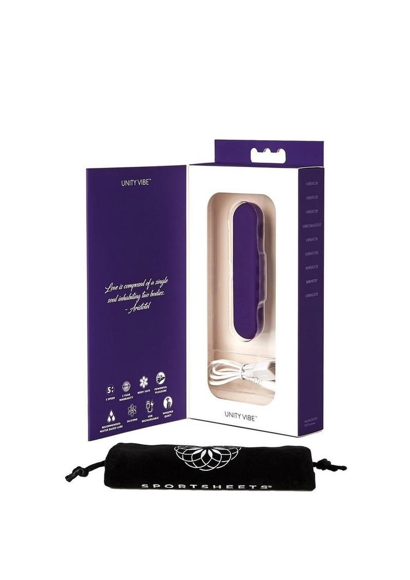 Sincerely Unity Vibe Silicone Rechargeable Vibrator