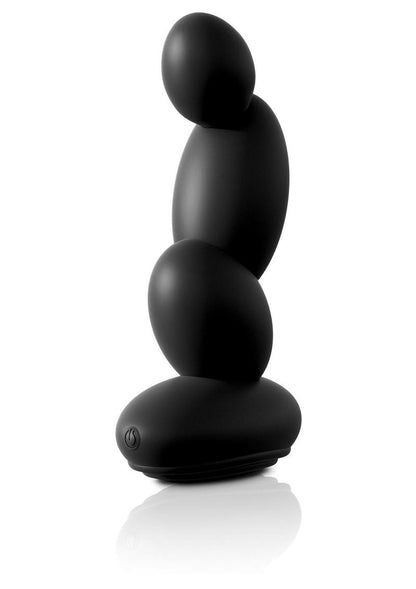 Sir Richard's Control Dual Motor Silicone Prostate Massager Rechargeable Vibrating - Black