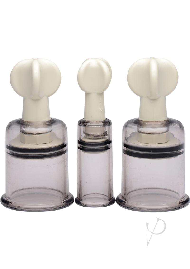 Size Matters Clit and Nipple Suckers - Clear - Set