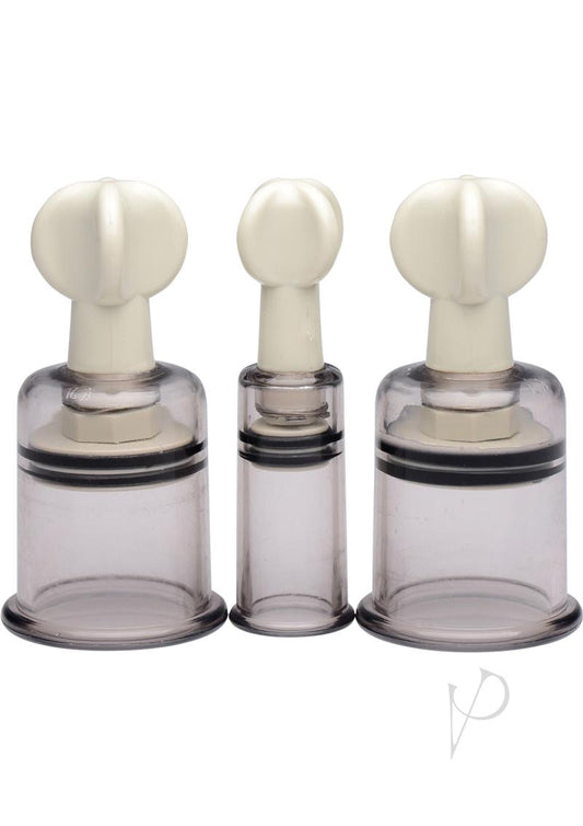 Size Matters Clit and Nipple Suckers - Clear - Set