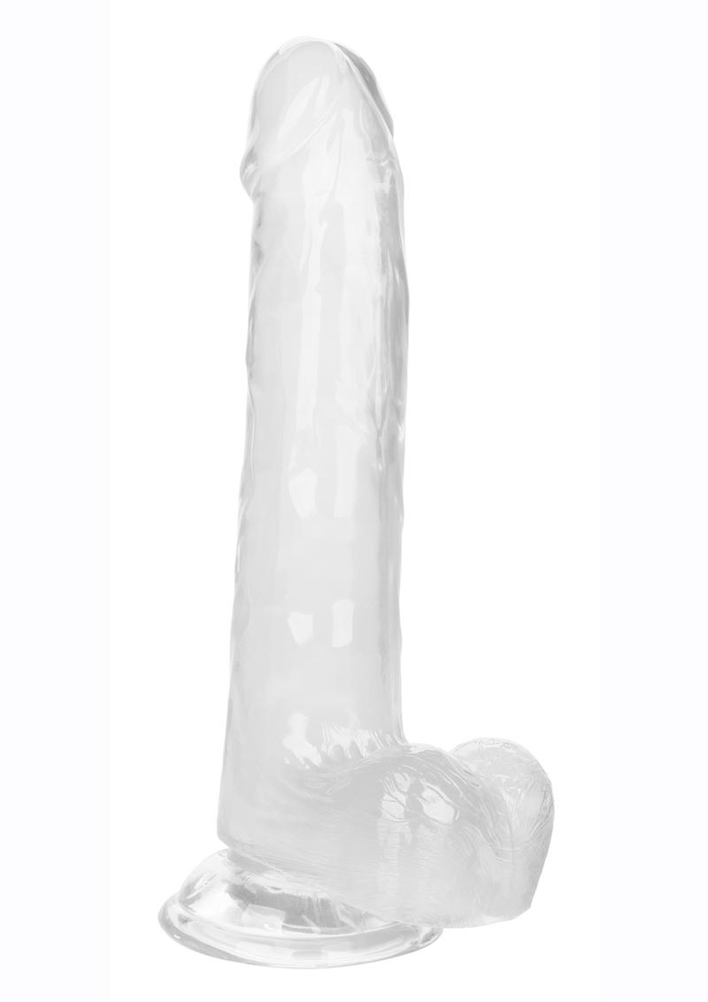 Size Queen Dildo - Clear - 8in