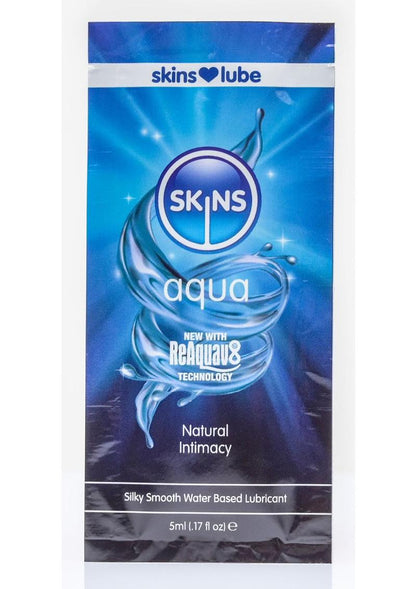 Skins Aqua Water Based Lubricant 5ml (Foil