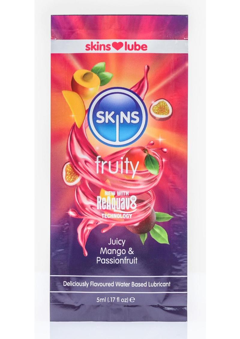 Skins Mango and Passion Fruit Water Based Flavored Lubricant 5ml (Foil