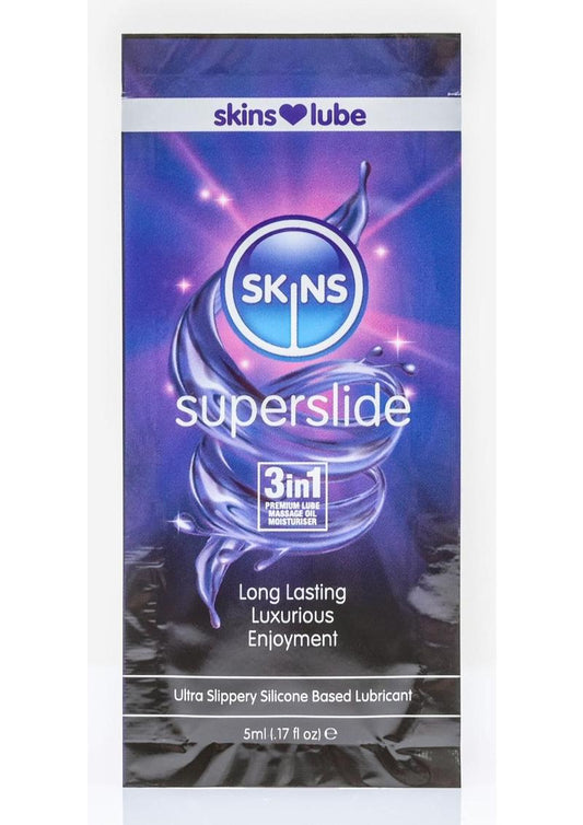 Skins Super Slide Silicone Based Lubricant 5ml (Foil