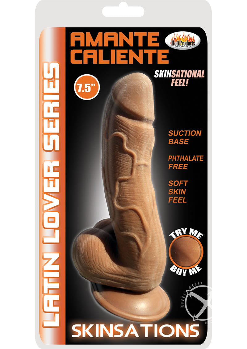 Skinsations Amante Caliente - Brown - 7.5in