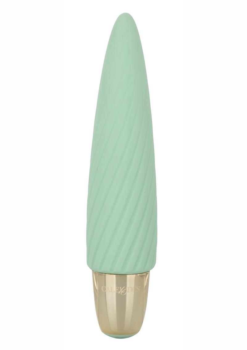 Slay #Satisfyme Rechargeable Silicone Bullet Vibrator - Green