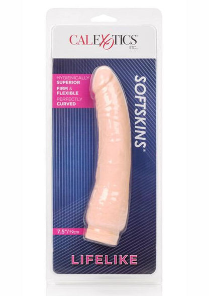 Soft Skins Veined Dildo - Vanilla - 7.5in