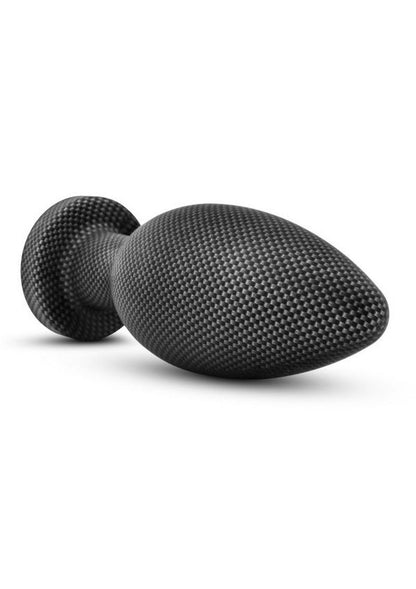 Spark Silicone Butt Plug - Large - Carbon Fiber