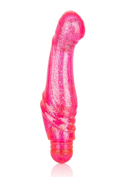 Sparkle G Glitz G-Spot Vibrator Waterproof 6.25 - Pink