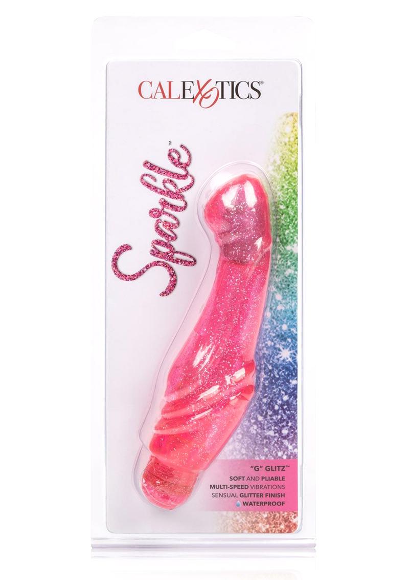 Sparkle G Glitz G-Spot Vibrator Waterproof 6.25 - Pink