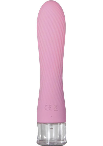 Sparkle Rechargeable Silicone Vibrator with Glitter Handle