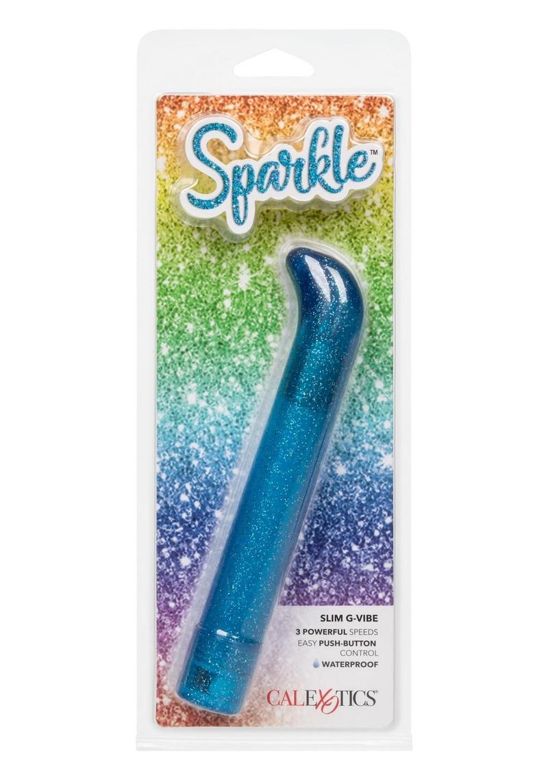 Sparkle Slim G Vibrator - Blue