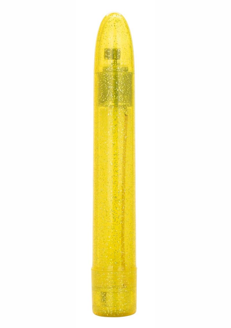 Sparkle Slim Vibrator - Yellow