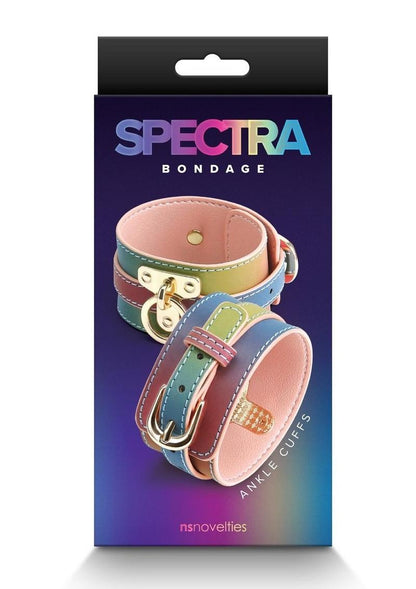 Spectra Bondage Ankle Cuff - Multicolor/Rainbow