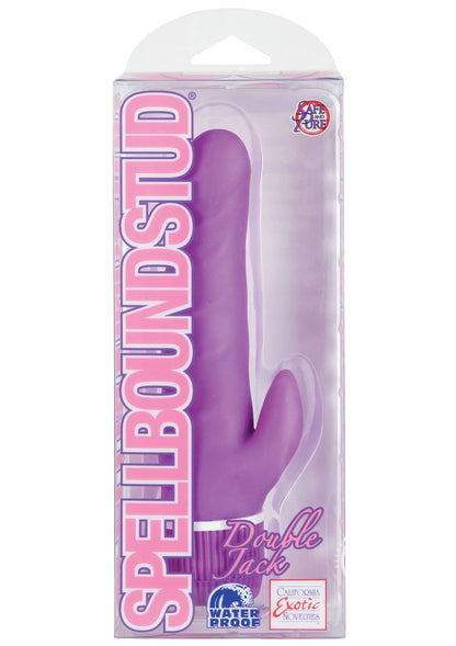 Spellbound Stud Double Jack Vibrator - Purple