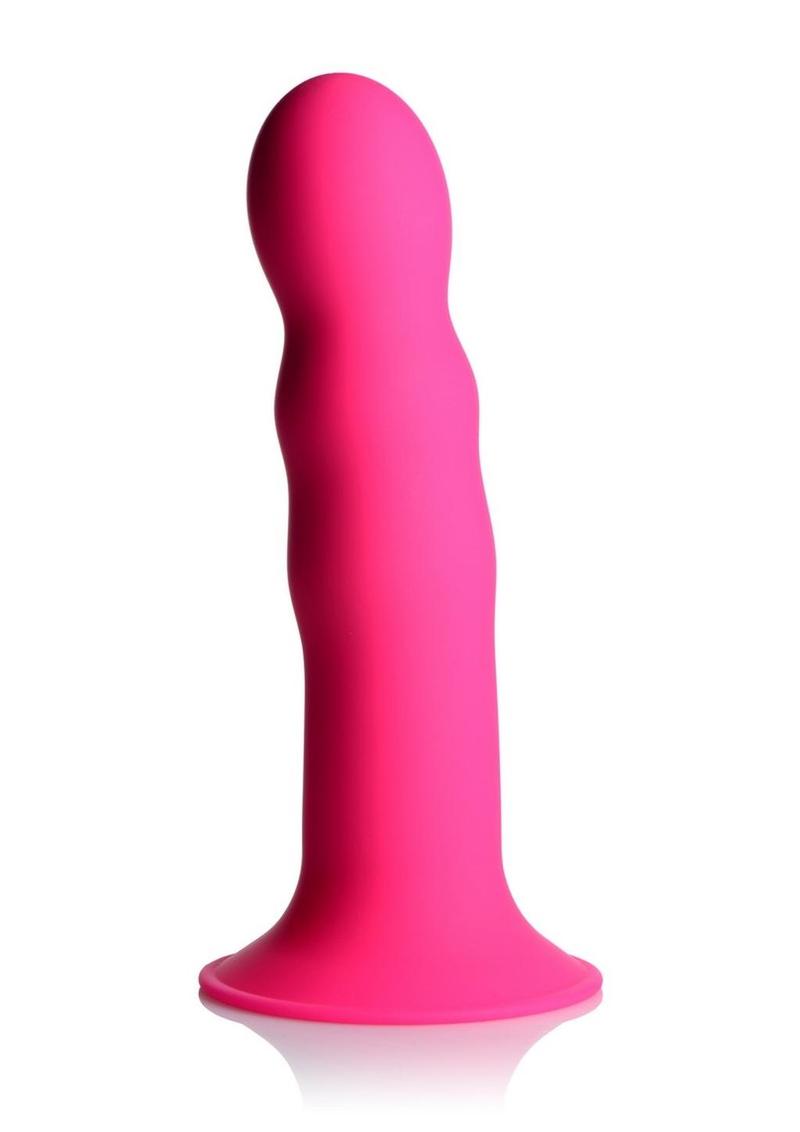 Squeeze-It Squeezable Wavy 7.2in Dildo