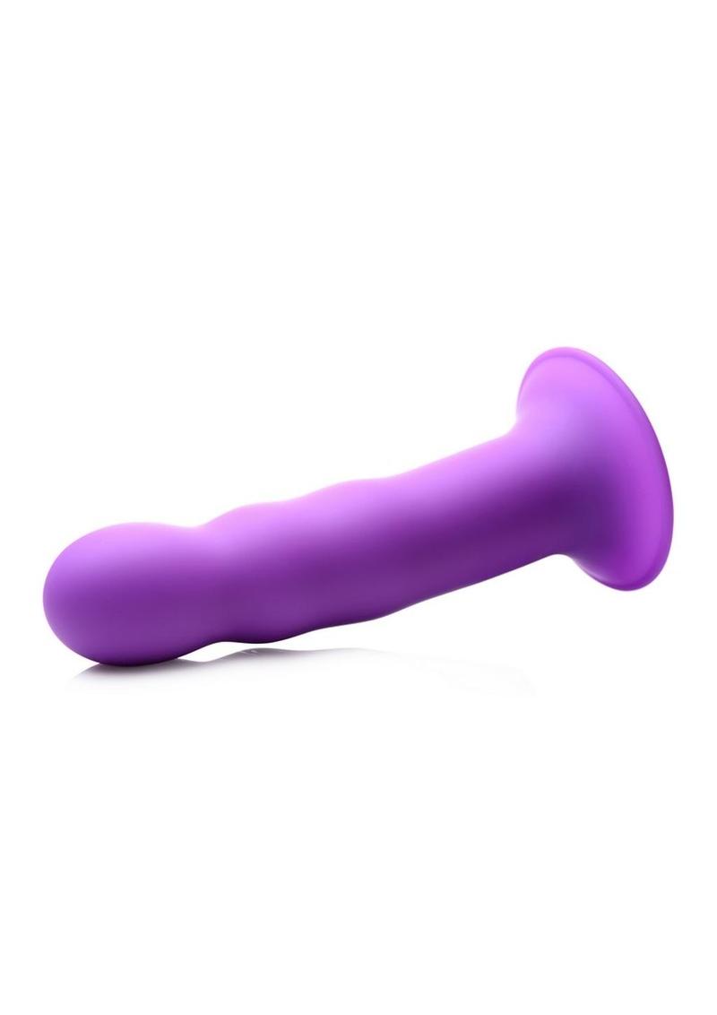 Squeeze-It Squeezable Wavy Silicone Dildo