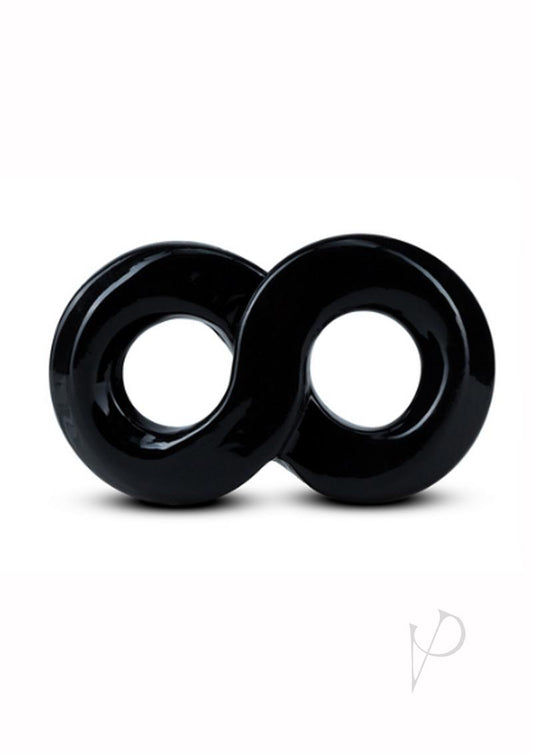 Stay Hard Cock Ring and Ball Strap - Black