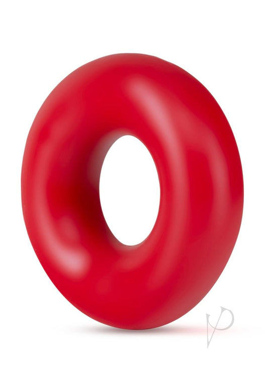 Stay Hard Donut Cock Rings Oversized - Red - 2 Pack